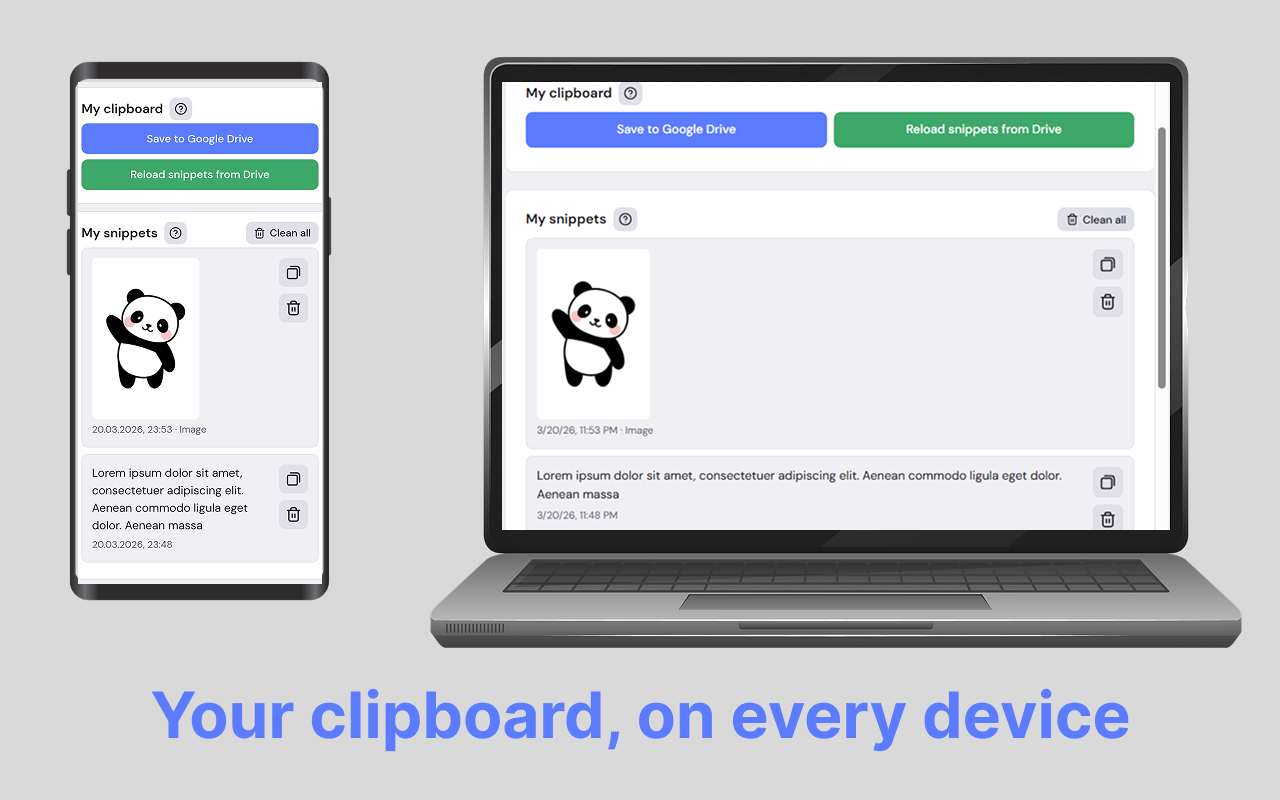 Klipee: Share Clipboard Extension